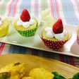 米粉deお花のカップケーキ