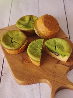 HMで簡単☆抹茶と黒豆のチーズタルト-レシピのメイン写真