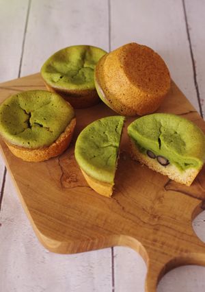 HMで簡単☆抹茶と黒豆のチーズタルト-レシピのメイン写真