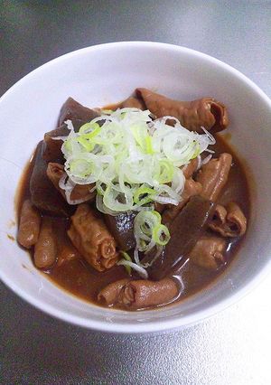 名古屋名物「どて煮」を豚の白モツで作る☆-レシピのメイン写真