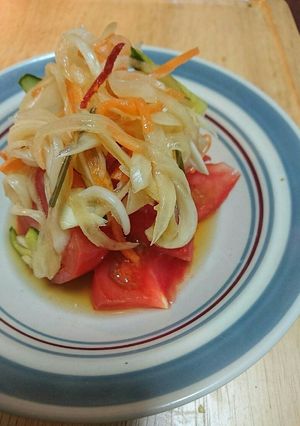 新玉ねぎのさっぱりサラダ漬け-レシピのメイン写真