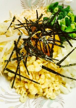 マルちゃん正麺で、行列店の油そば-レシピのメイン写真