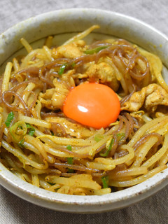 ダイエット★しらたきで作る焼カレーうどん-レシピのメイン写真