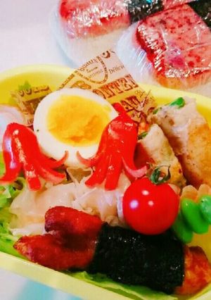 ひな練習試合のお弁当4/30-レシピのメイン写真