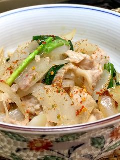 新玉ねぎと豚バラのみそ炒め-レシピのメイン写真