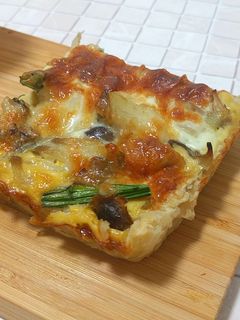 白身魚ときのこのキッシュ-レシピのメイン写真