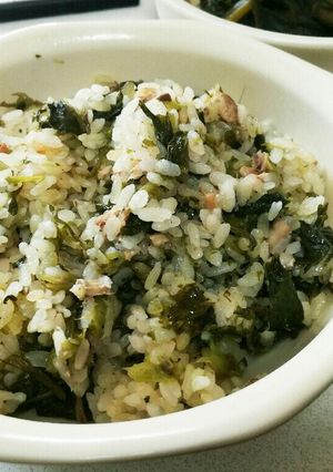 惰性三つ葉と鯖の炊き込みご飯-レシピのメイン写真