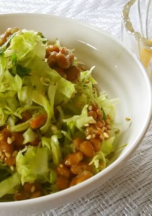 キャベツと納豆のサラダ-レシピのメイン写真
