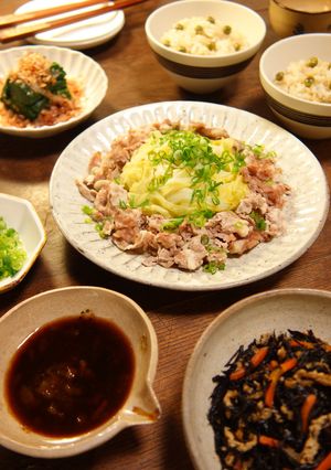 春キャベツと豚肉のスチームサラダ-レシピのメイン写真