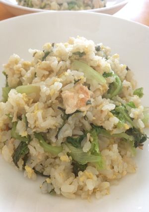 焦がしニンニクと生姜のレタス炒飯-レシピのメイン写真