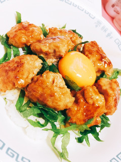ふわふわジューシー!つくね丼-レシピのメイン写真