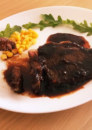ベビールッコラの囲い込みステーキ-レシピのメイン写真