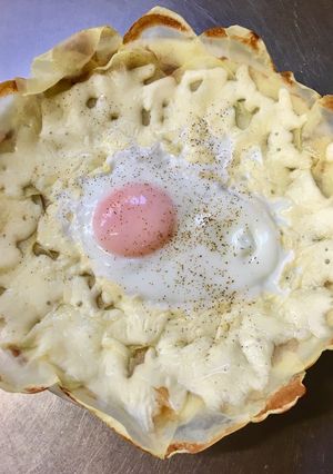 ジャガイモで簡単！ピザ？ガレット？-レシピのメイン写真