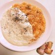 ニンジンライス&ホワイトソース♬