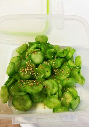 トルコで塩もみキュウリ（常備菜）-レシピのメイン写真