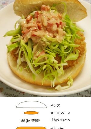 チキンバーガー-レシピのメイン写真