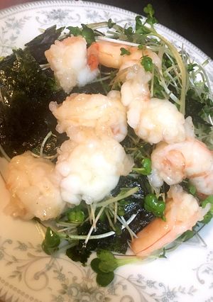 海老の韓国のりサラダ^_^-レシピのメイン写真