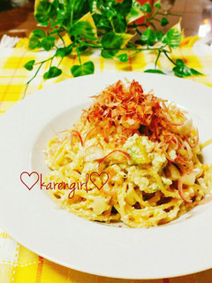 ヘルシー♡アボカド&茗荷の豆腐パスタ♡-レシピのメイン写真