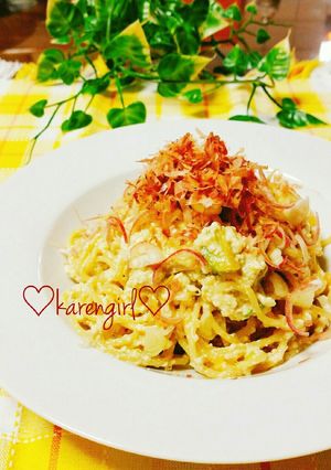 ヘルシー♡アボカド&茗荷の豆腐パスタ♡-レシピのメイン写真