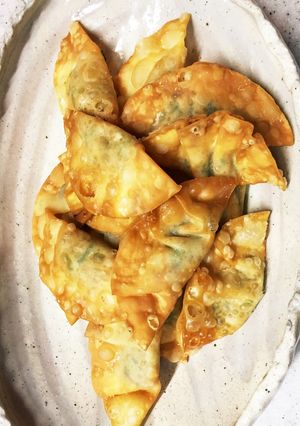 納豆餃子のカリカリ揚げ 15分-レシピのメイン写真