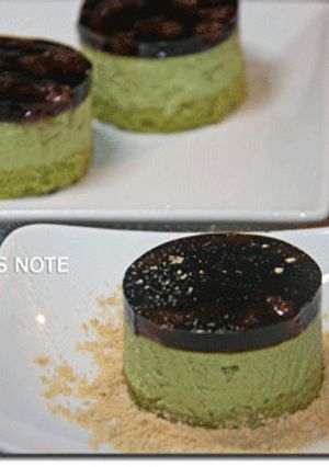 抹茶ババロア-レシピのメイン写真