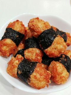 ササミでふんわり柔らか海苔巻きチキン-レシピのメイン写真