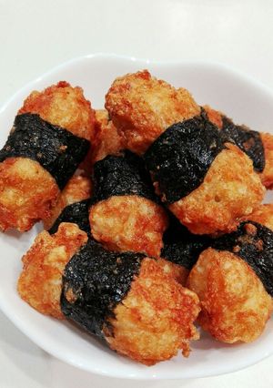 ササミでふんわり柔らか海苔巻きチキン-レシピのメイン写真