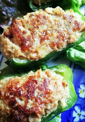 ☆ピーマンの肉詰めカレー風味☆お弁当！-レシピのメイン写真