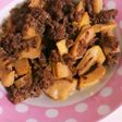 豚ひき肉とタケノコの炒めもの そぼろ風