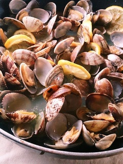 あさりのレモンワイン蒸し…塩麹を使って-レシピのメイン写真