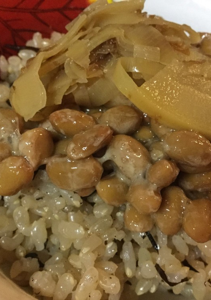 納豆と筍のご飯-レシピのメイン写真