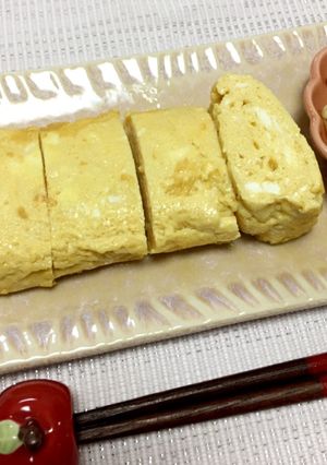 材料2つで♪簡単フワフワだし巻き玉子♡-レシピのメイン写真