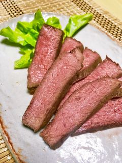 簡単。ローストビーフ風?さっぱりステーキ-レシピのメイン写真