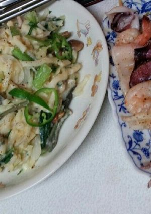 うどんパスタ（ブルサン風ノンオイル）-レシピのメイン写真