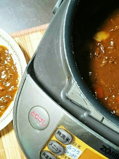 ワイン仕込みビーフカレー 簡単炊飯器-レシピのメイン写真