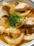ランチに♪もやしときのこ鶏ささみのスープ