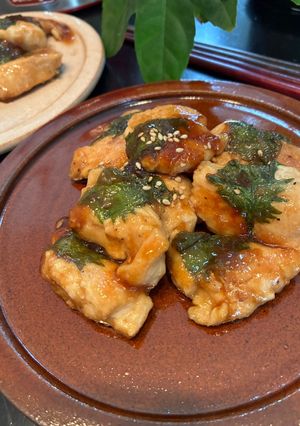 おかんレシピ𓀤𓀣鶏肉の大葉巻き照り焼き-レシピのメイン写真
