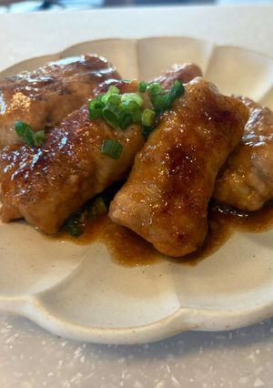 厚揚げの豚肉巻き-レシピのメイン写真