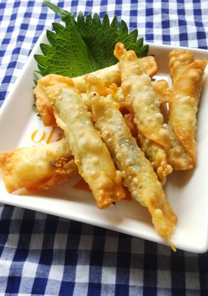 餃子の皮が余ったら！チーズフライに大変身-レシピのメイン写真