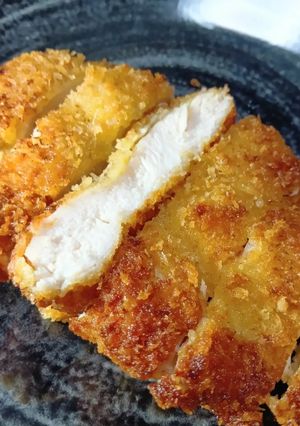 油フライパン1cm！鶏胸肉塩麹チキンカツ-レシピのメイン写真