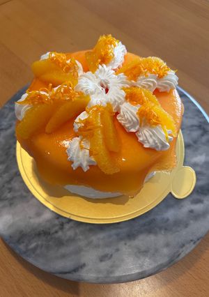 ジュレヴェールオレンジケーキ-レシピのメイン写真