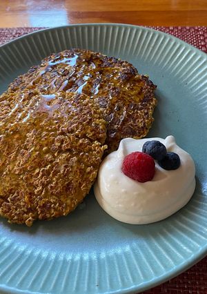 オートミール🍌🥑🥕パンケーキ-レシピのメイン写真