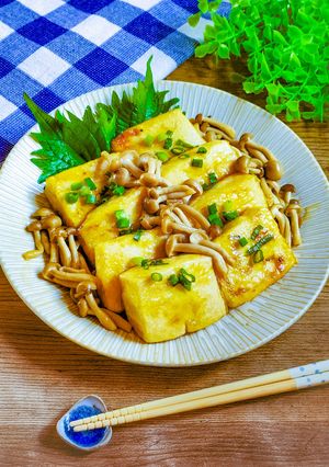 ♡豆腐としめじの甘辛和風ステーキ♡-レシピのメイン写真