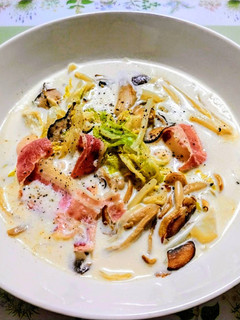 簡単!白菜ときのこのクリームスープ-レシピのメイン写真