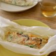 アツアツとろ~り♪鮭と野菜のグラタン風紙包み