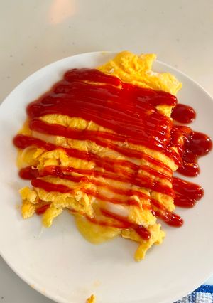 簡単！チーズと卵のオムレツ-レシピのメイン写真