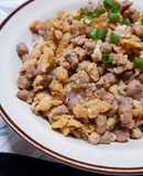 節約☆豚粗挽きひき肉とたまごのそぼろ丼