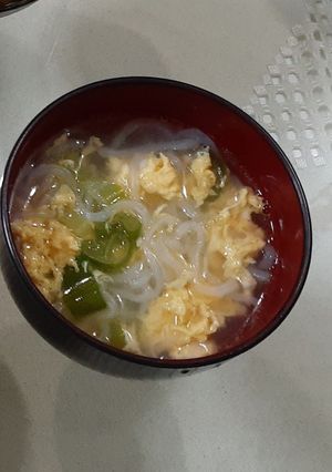 しらたきと玉子のローカロリースープ-レシピのメイン写真