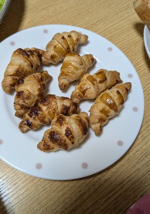 材料3つ!パイシートでミニクロワッサン-レシピのメイン写真