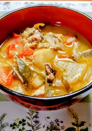 寒い日！我が家の定番！豚汁！-レシピのメイン写真